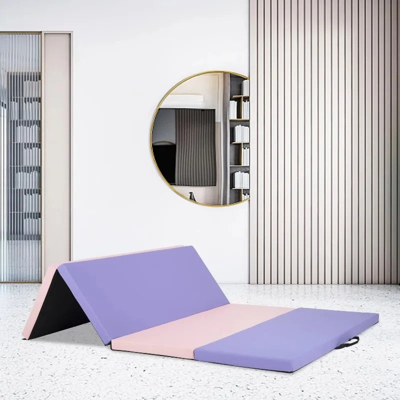 Esterilla de Yoga Antideslizante Plegable con Bolsa