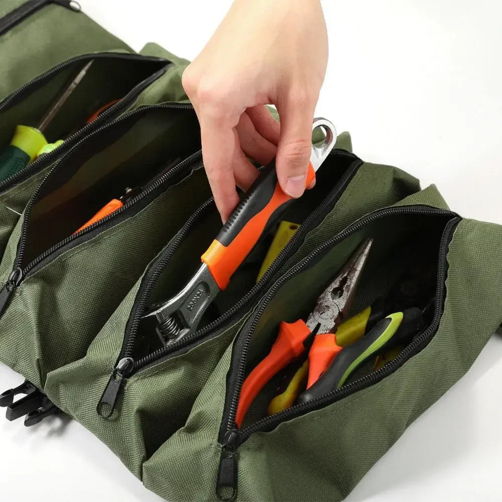 Multi-Purpose Tool Bag High Quality Professional Multi Pocket Hardware Tools Pouch Roll UP Portable Small Tools Organizer Bag