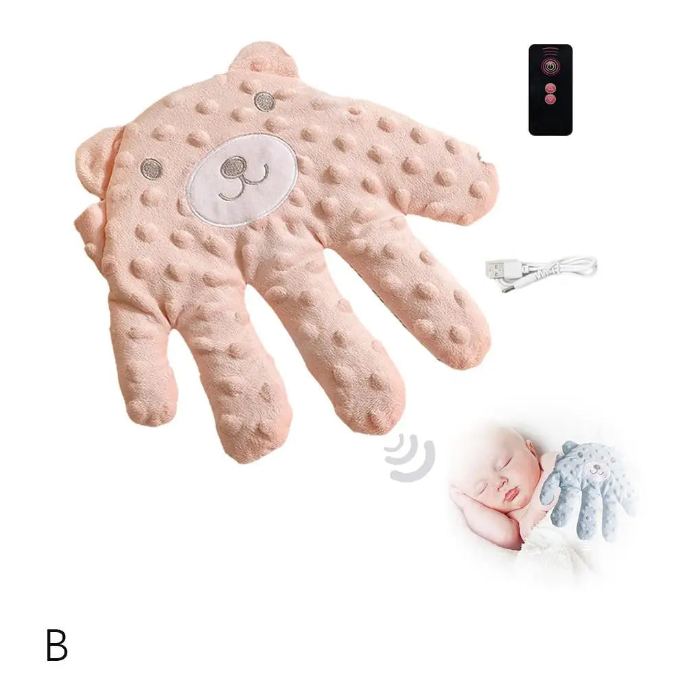 Electric Baby Soothing Pillow – Automatic Patting Sleep Aid | Soft Plush, Adjustable Speed