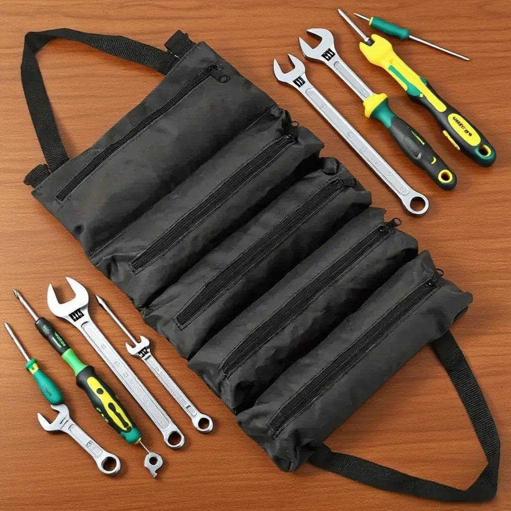Multi-Purpose Tool Bag High Quality Professional Multi Pocket Hardware Tools Pouch Roll UP Portable Small Tools Organizer Bag