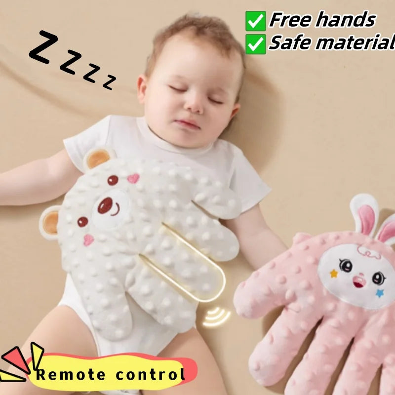 Electric Baby Soothing Pillow – Automatic Patting Sleep Aid | Soft Plush, Adjustable Speed